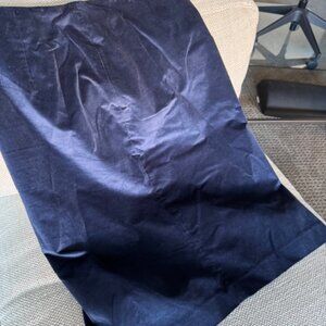 Banana Republic Blue Velvet Feel Pencil Skirt size 8